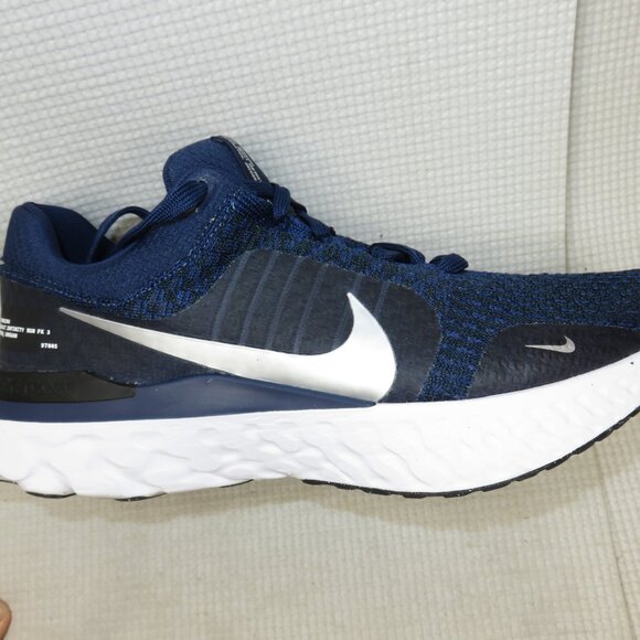 Nike React FK3 Infinity Run DZ3014-401 Shoes Blue Navy Athletic Sneakers Mens 9 - Picture 10 of 12